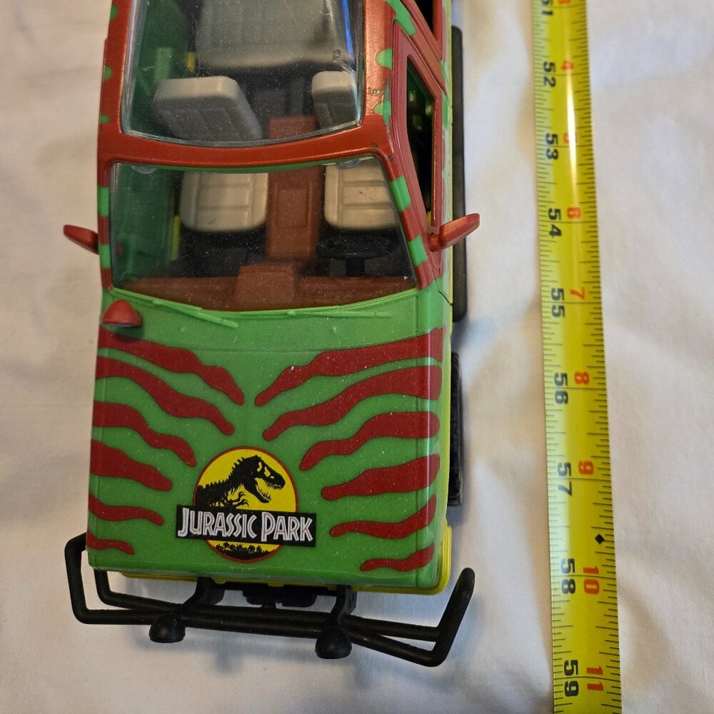 Mattel 2020 Jurassic Park Safari Toy Truck Vehicle Green Great Condition